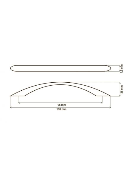 Ручка UP 8206/96