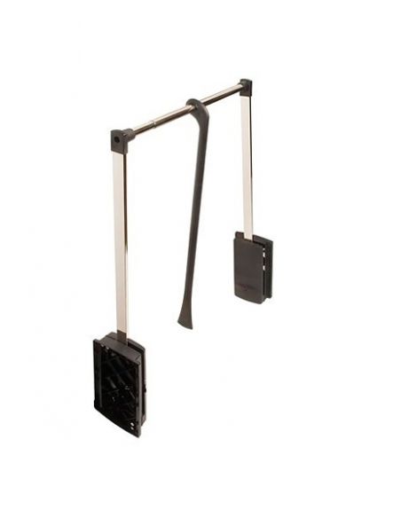 Гардеробна ліфт-пантограф HAFELE 10 кг. в проріз шафи 770-1200 мм нікель 805.20.356