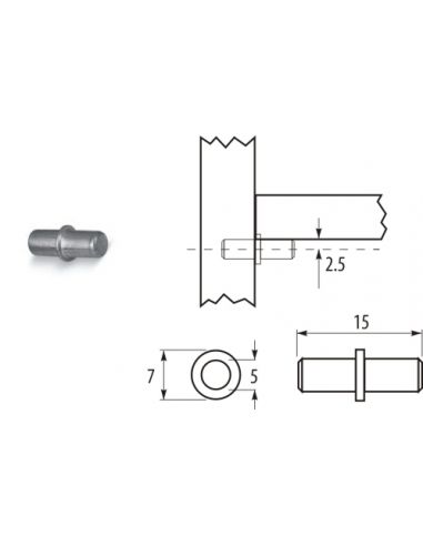 Полкодержатель GTV "Дупло" (5/5) (5/16)